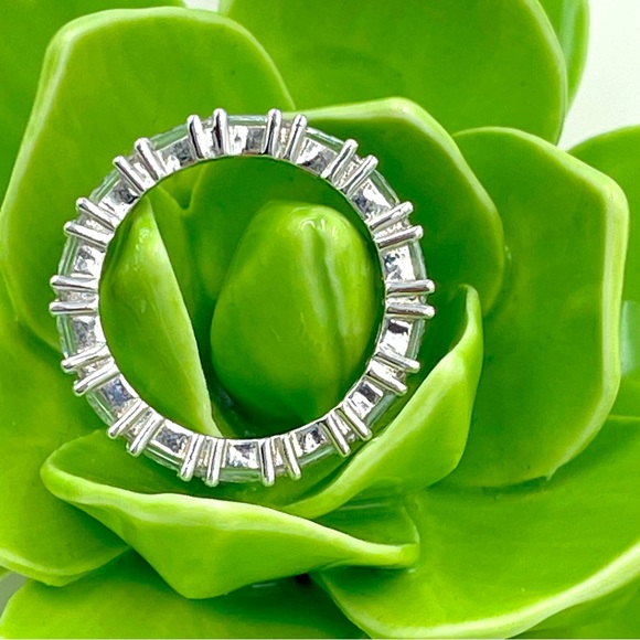 Diamonique 4.35 CTTW Eternity Band Size 7 NIB - Picture 3 of 10